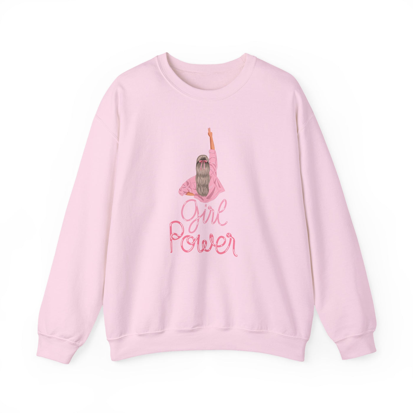 Girl Power Unisex Crewneck Sweatshirt,