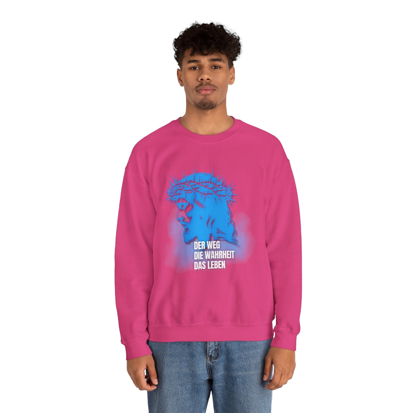 Sweatshirt Jesus "Der Weg - Die Wahrheit - Das Leben"