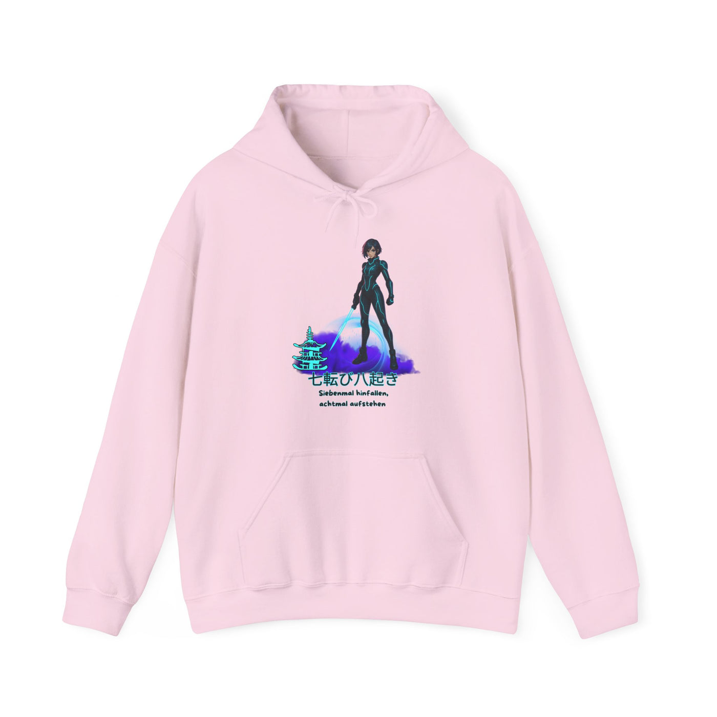 Hoodie  Anime "siebenmal hinfallen - achtmal aufstehen"
