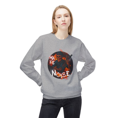 Make Noise Graphic Fleece Sweatshirt - Unisex Midweight Crewneck
