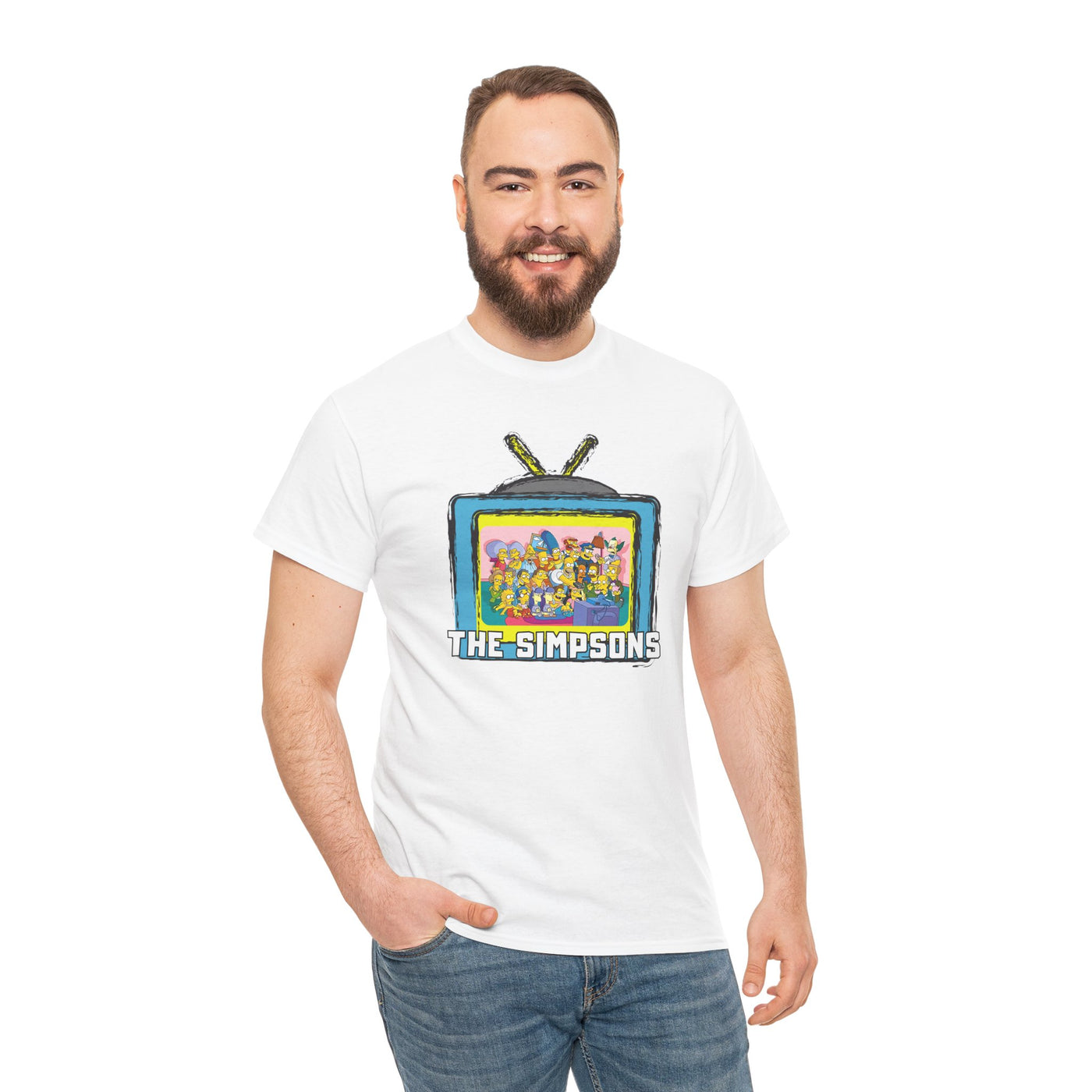 The Simpsons Unisex Heavy Cotton Shirt