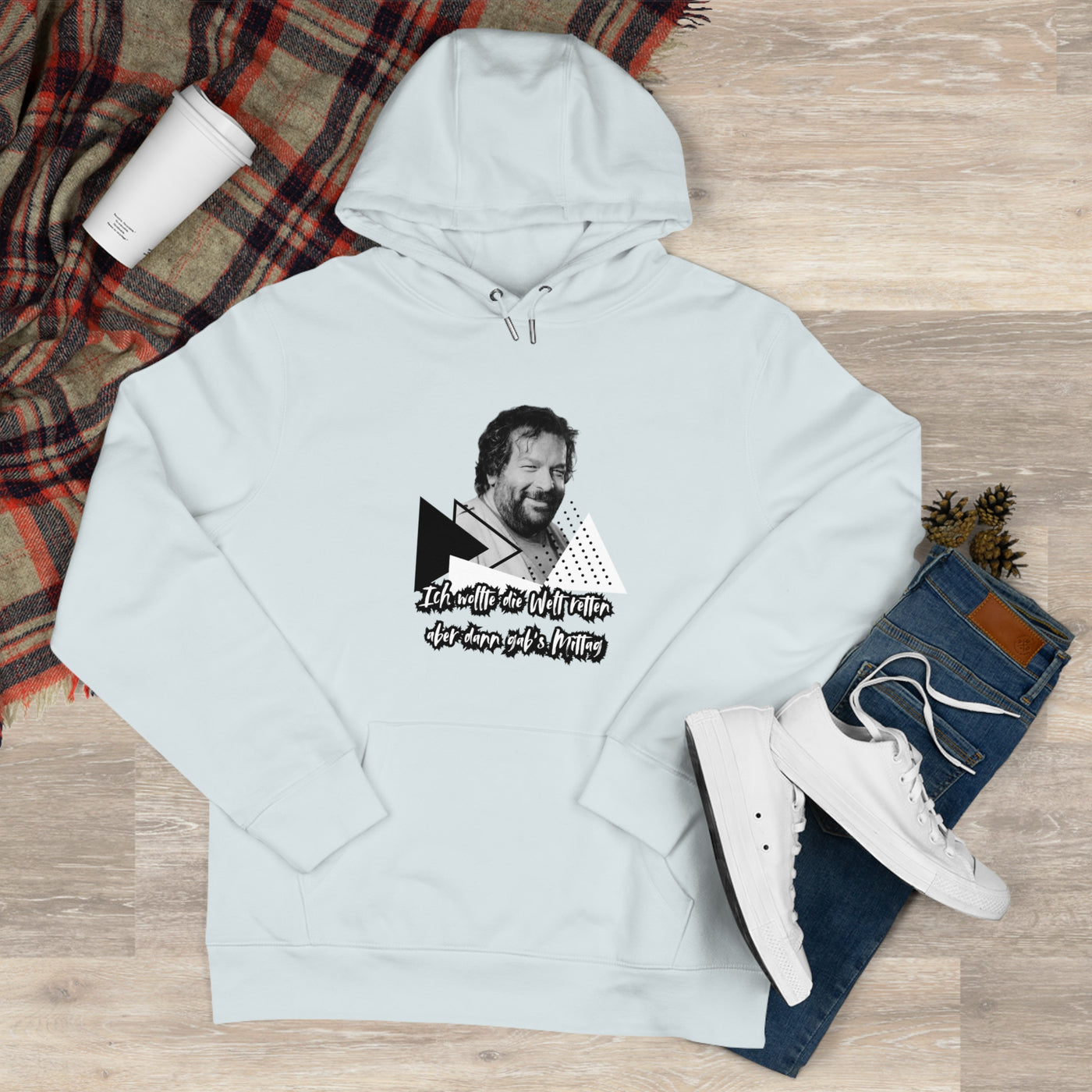 Hoodie Bud Spencer - I wanted to save the world and then...