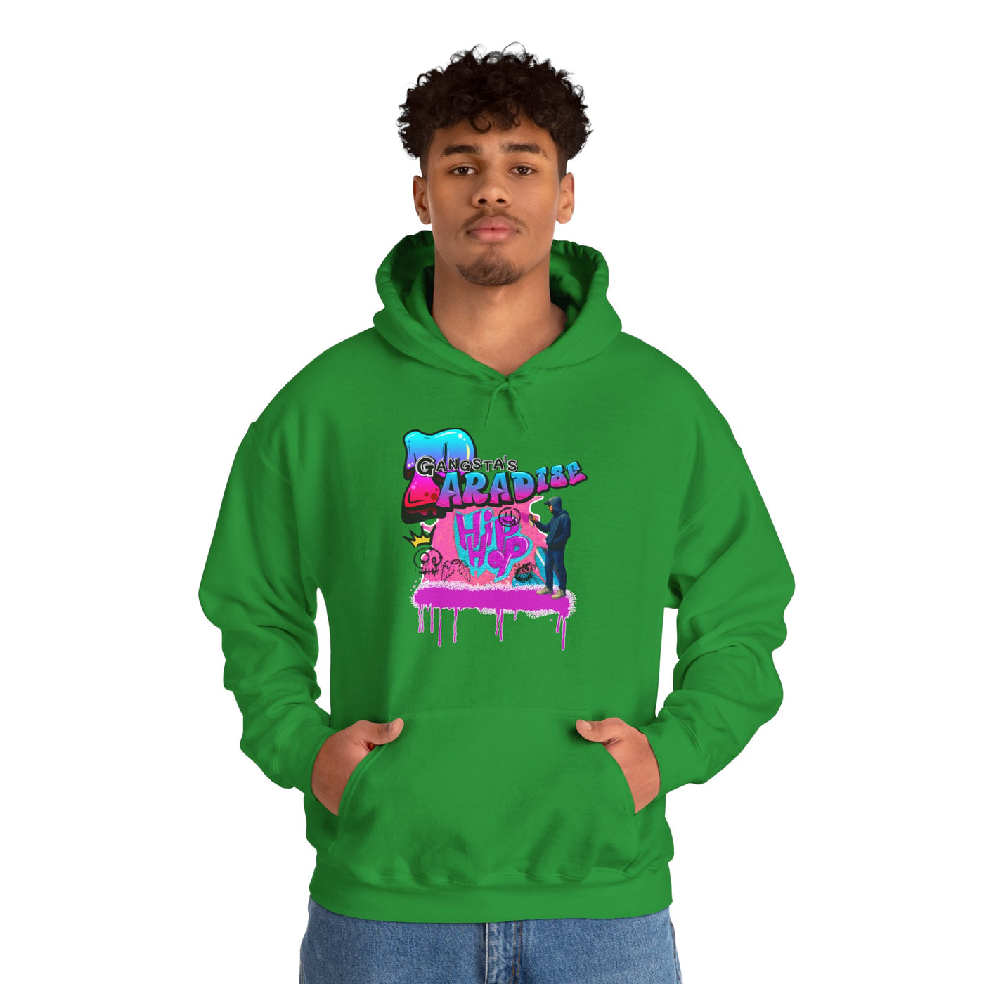 Hoodie Hip Hop Graffiti Design