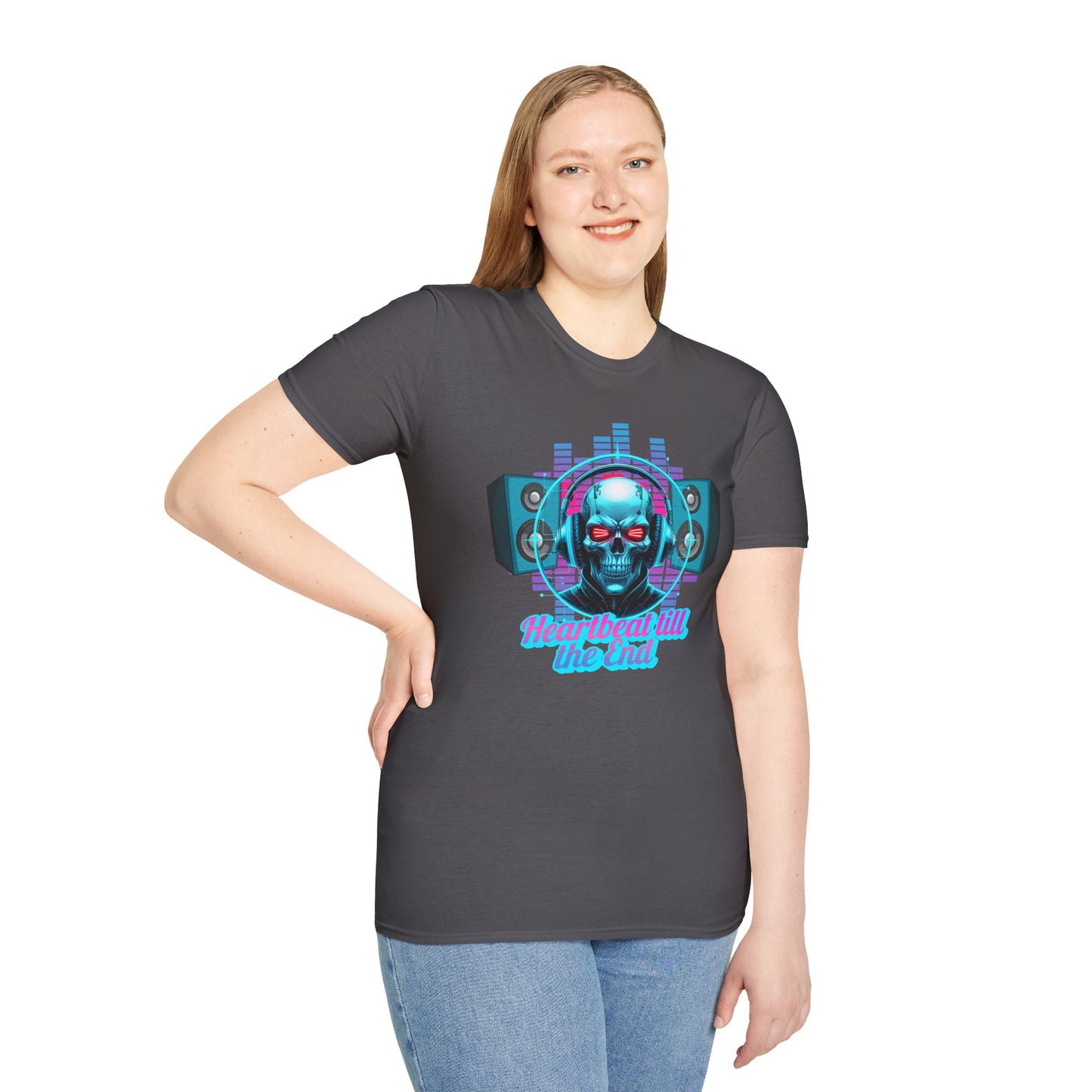 Heartbeat Till The End Unisex Softstyle T-Shirt