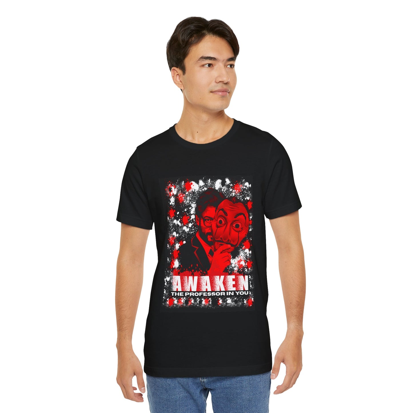 Awaken the Professor heist money Unisex Jersey Tee - Inspirational Graphic T-Shirt