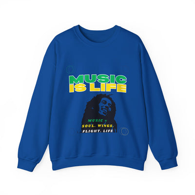 Music Is Life Bob Raggae Sweatshirt