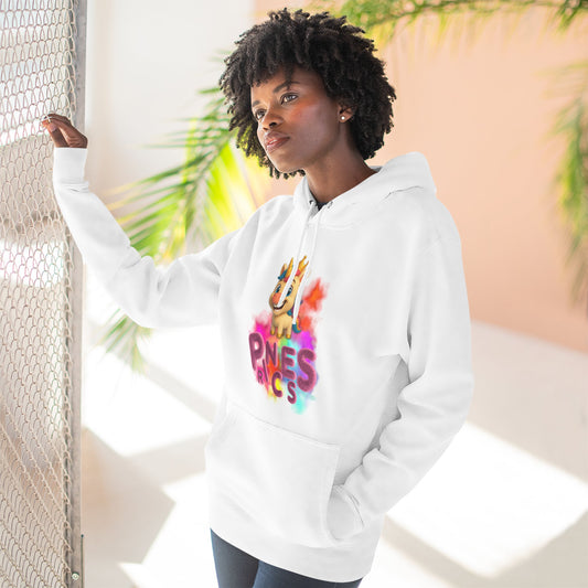 Colorful Kids' Fleece Hoodie with Fun Design