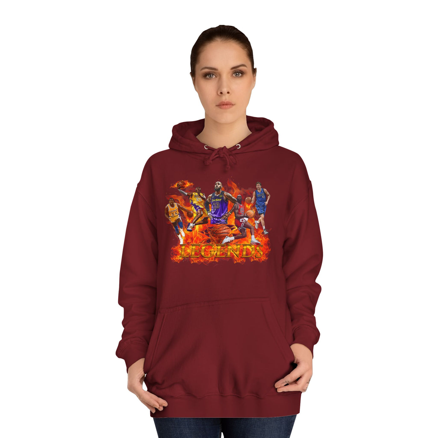 Unisex Sports Hoodie, Legends of Basketball