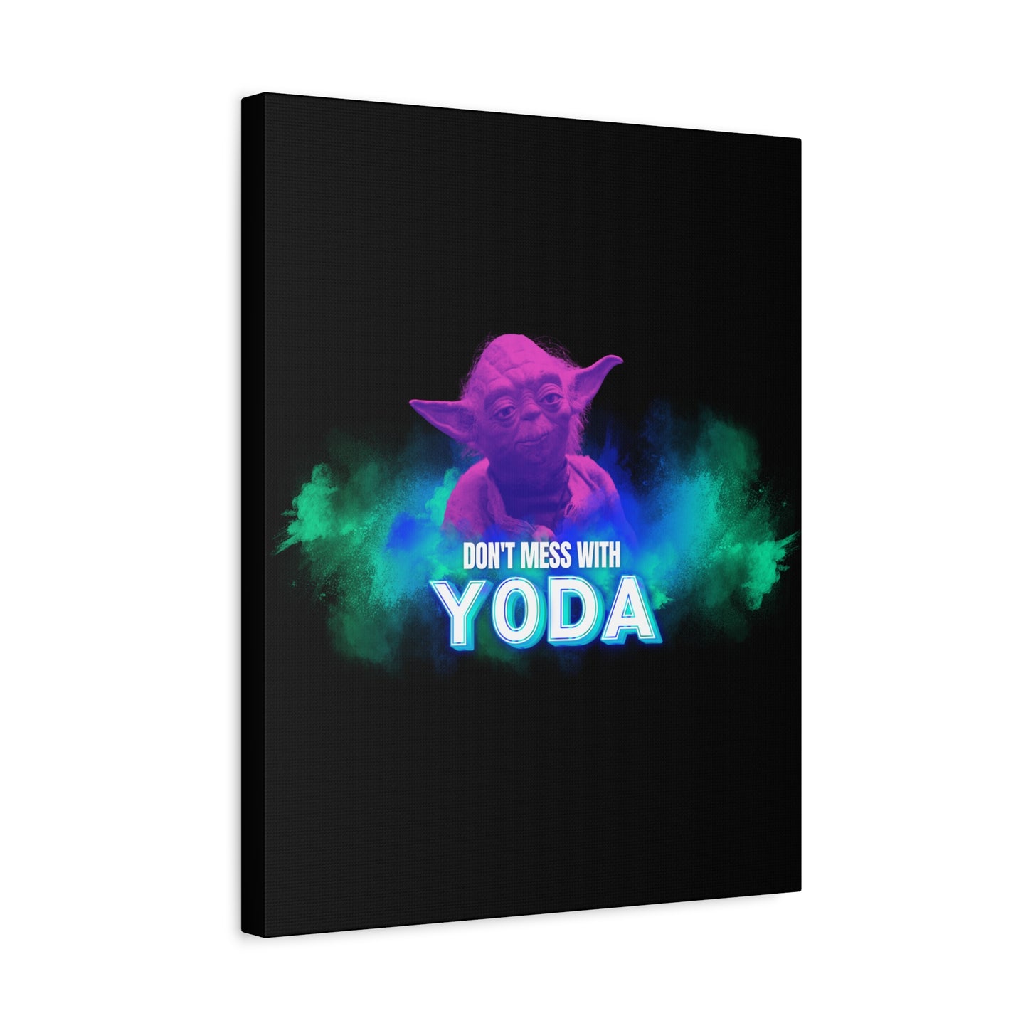 Inspirational Yoda Canvas Art - Modern Wall Decor for Star Wars Fans 
