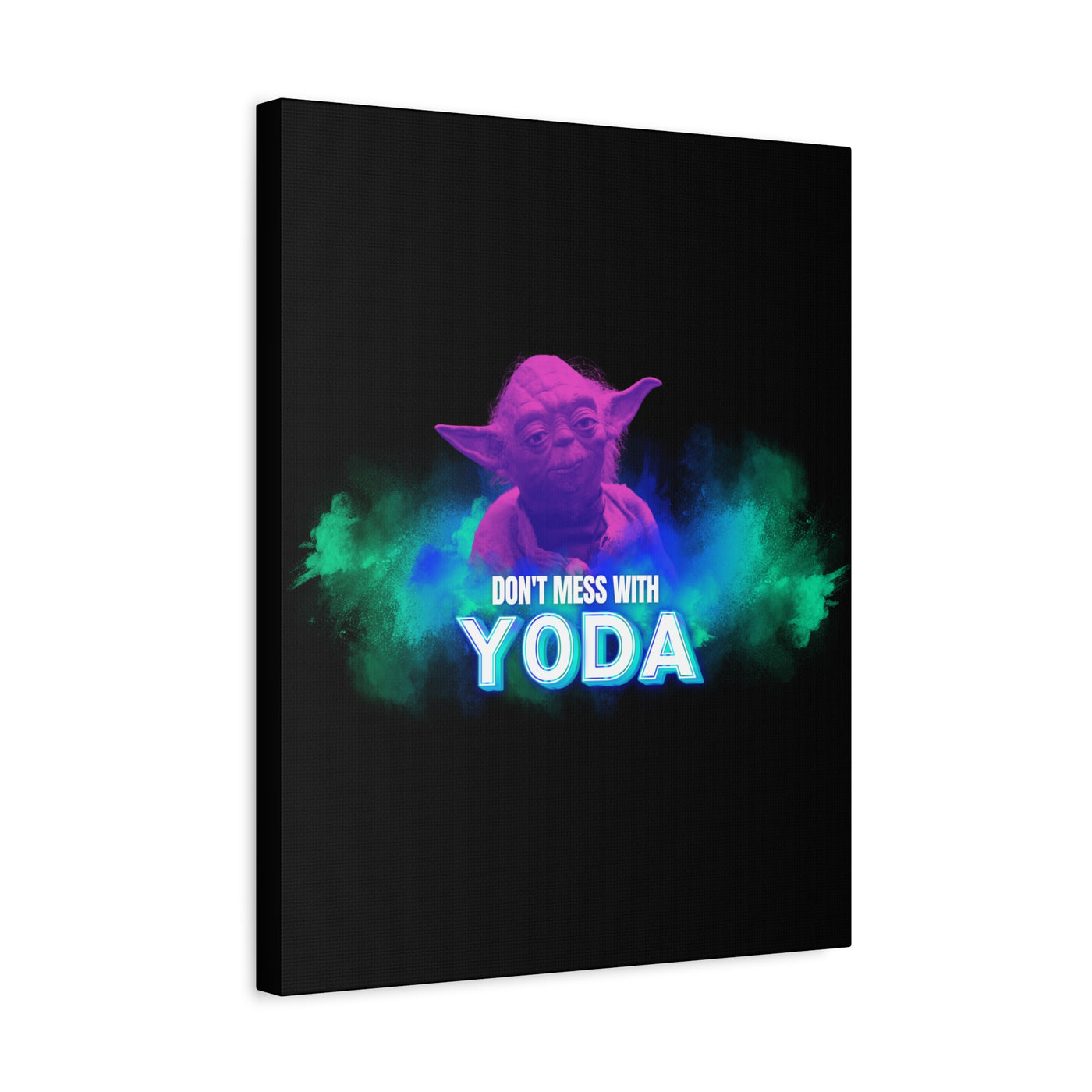 Inspirational Yoda Canvas Art - Modern Wall Decor for Star Wars Fans