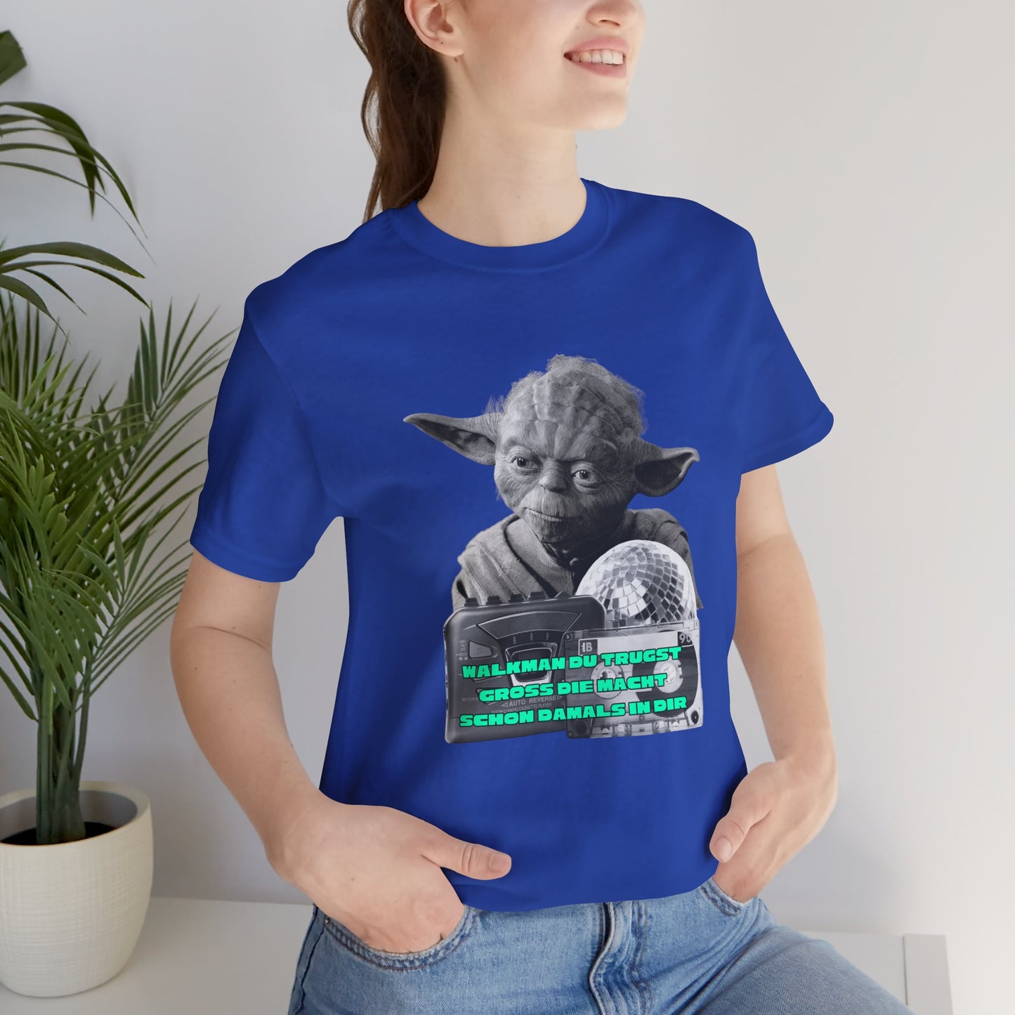 Funny Yoda Quote Unisex Tee - Walkman du kennst - erfahren du bist starwars