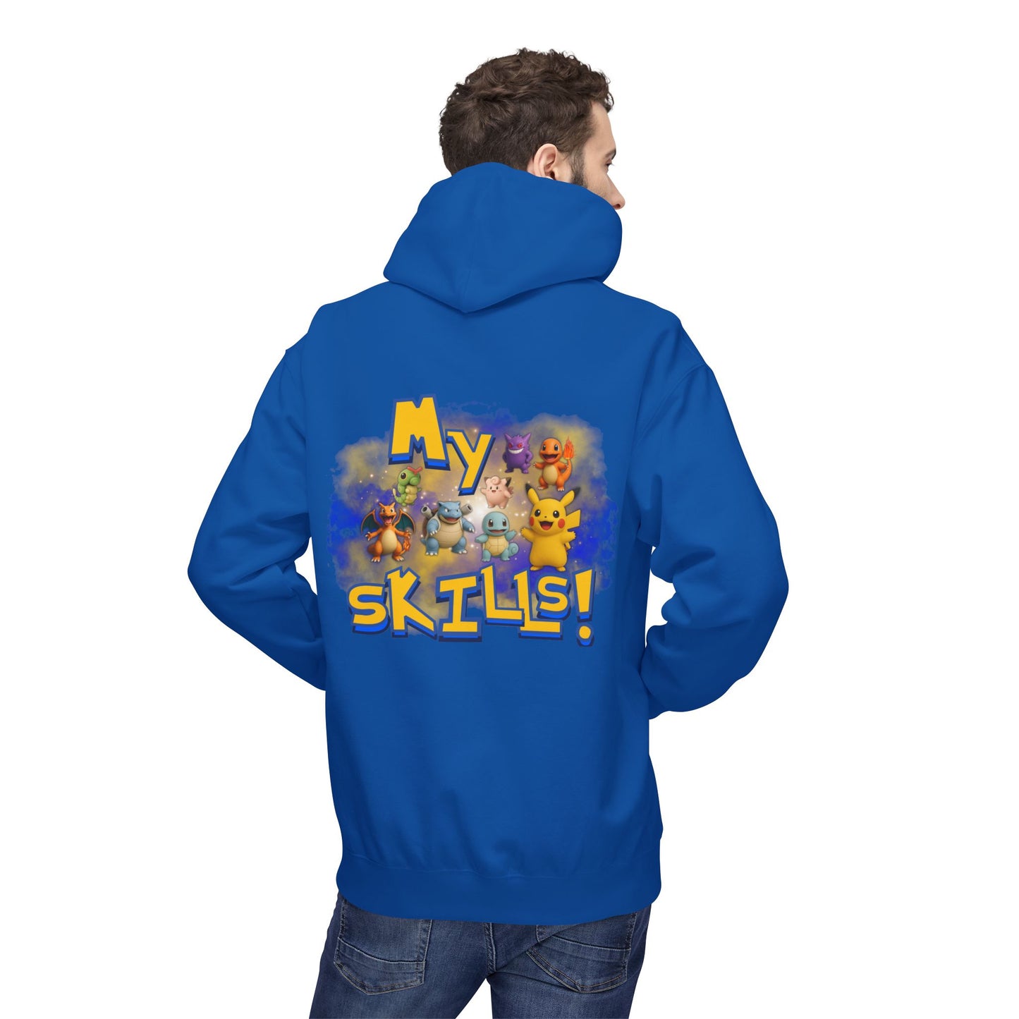 Pokemon Skills Hoodie, Unisex Pokemon Sweatshirt, Cute Hoodie