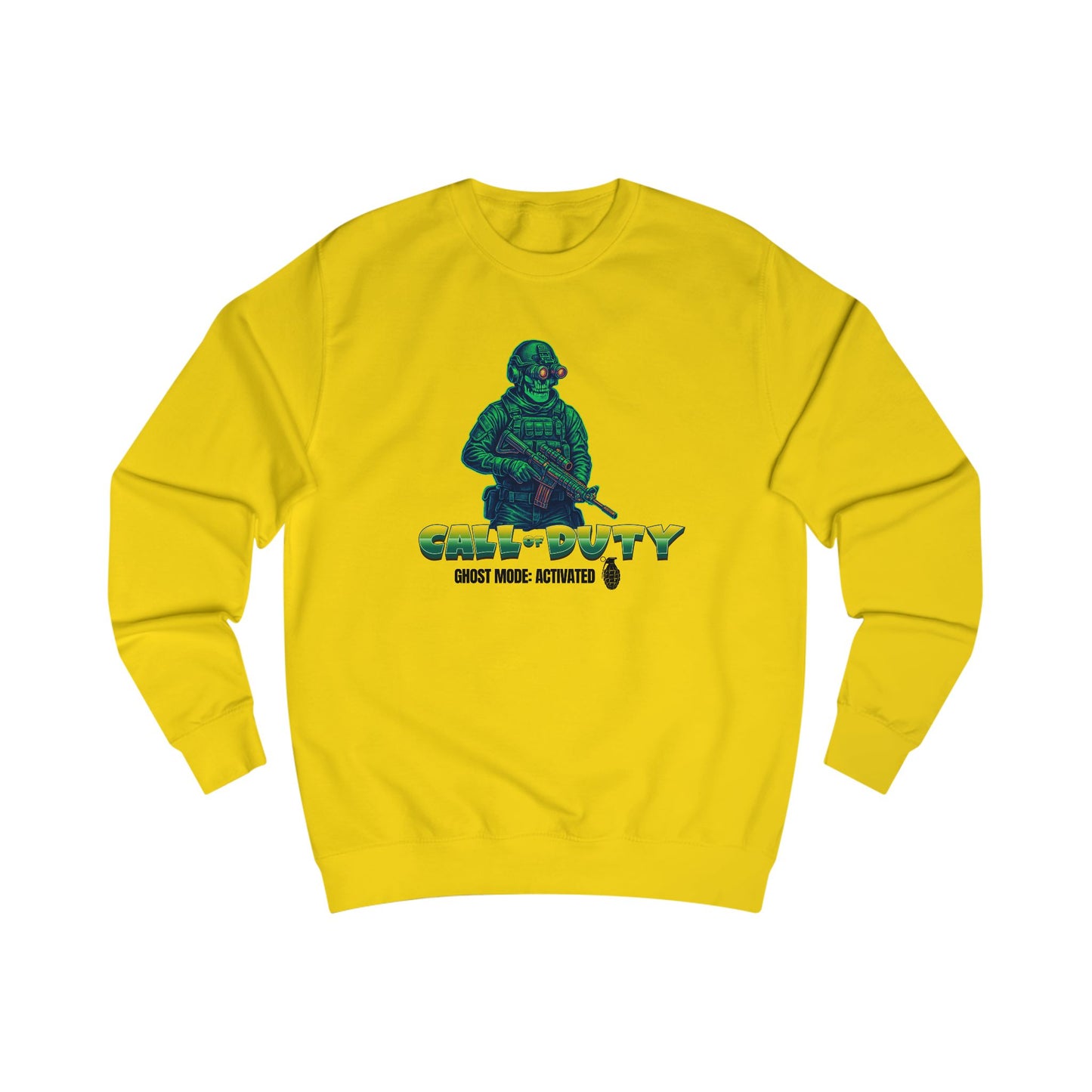 Gaming Inspired Unisex Sweatshirt - 'Call of Duty: Ghost Mode Activated' 