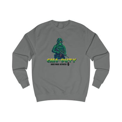 Gaming Inspired Unisex Sweatshirt - 'Call of Duty: Ghost Mode Activated' 