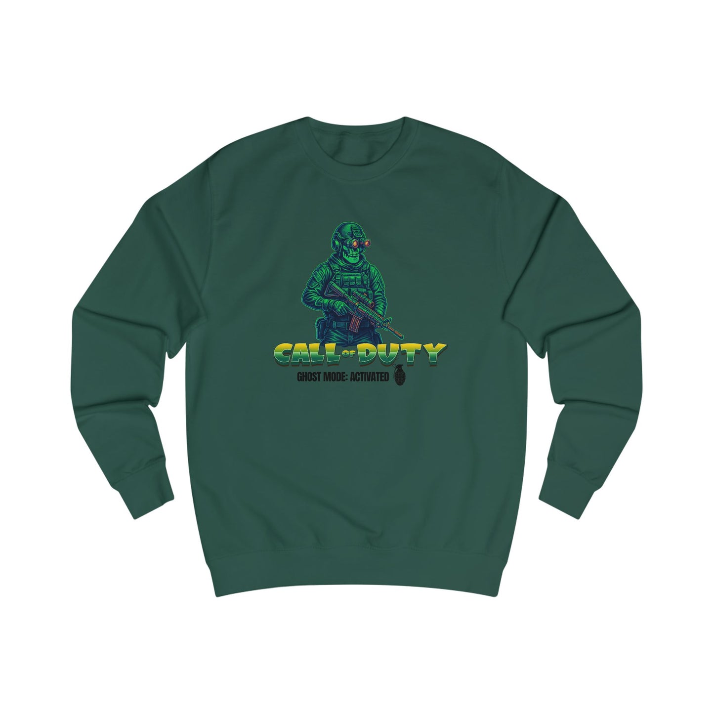 Gaming Inspired Unisex Sweatshirt - 'Call of Duty: Ghost Mode Activated' 