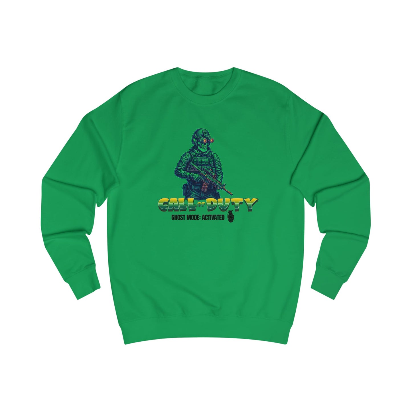 Gaming Inspired Unisex Sweatshirt - 'Call of Duty: Ghost Mode Activated' 