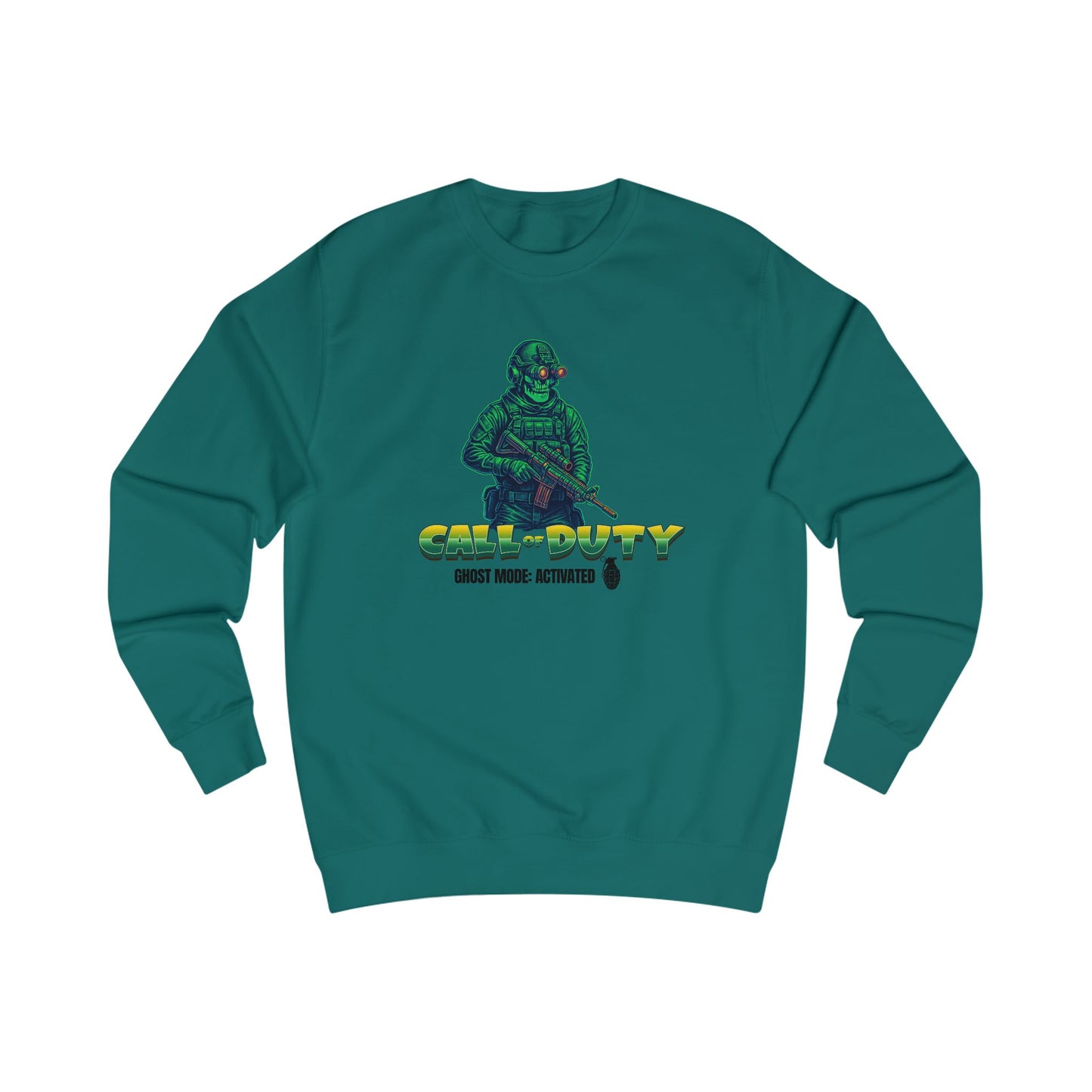 Gaming Inspired Unisex Sweatshirt - 'Call of Duty: Ghost Mode Activated' 