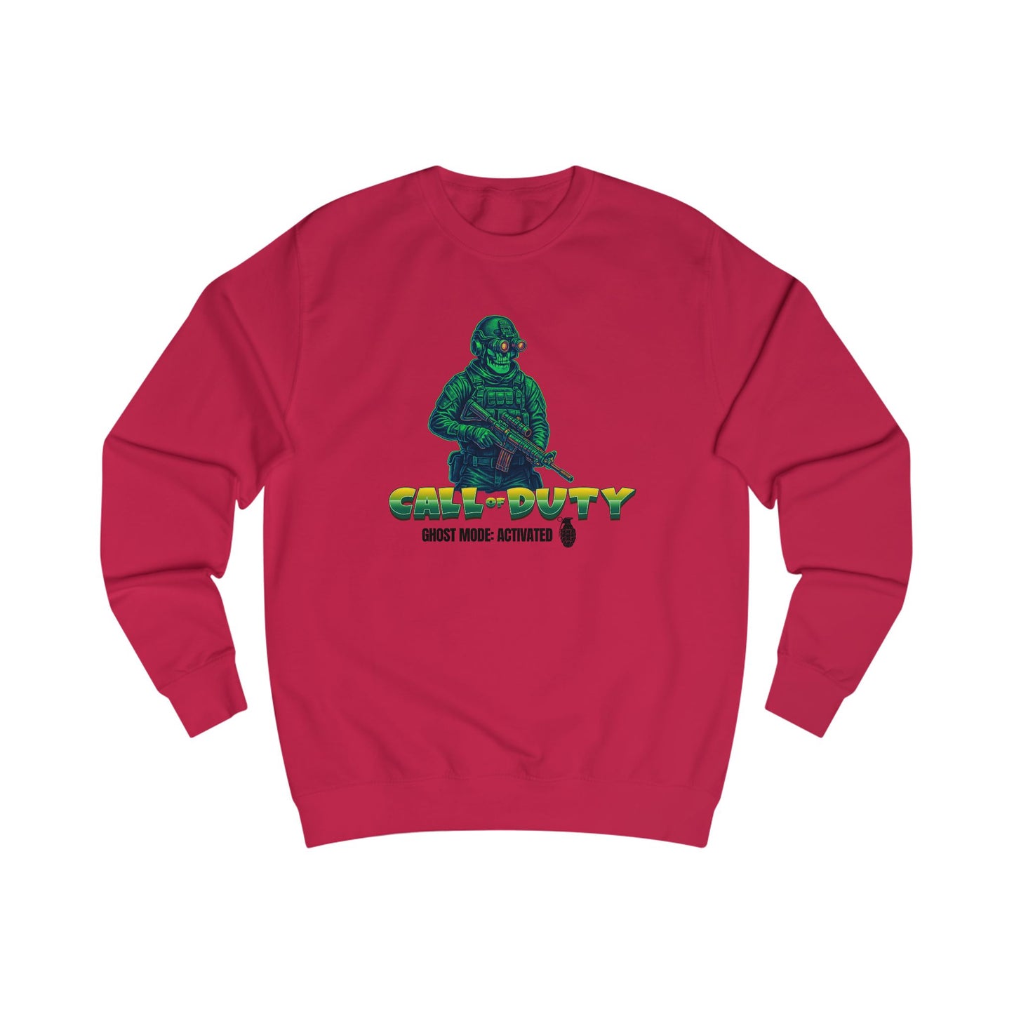 Gaming Inspired Unisex Sweatshirt - 'Call of Duty: Ghost Mode Activated' 