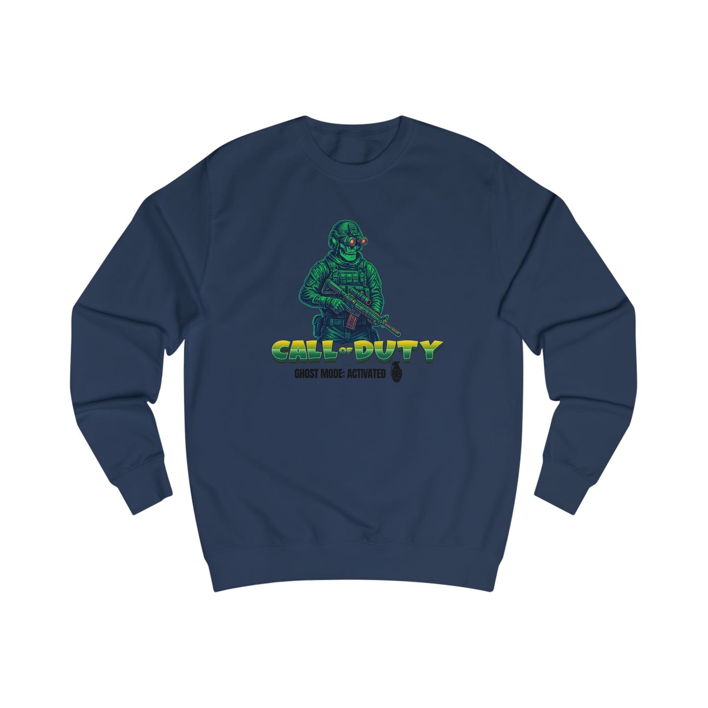 Gaming Inspired Unisex Sweatshirt - 'Call of Duty: Ghost Mode Activated' 