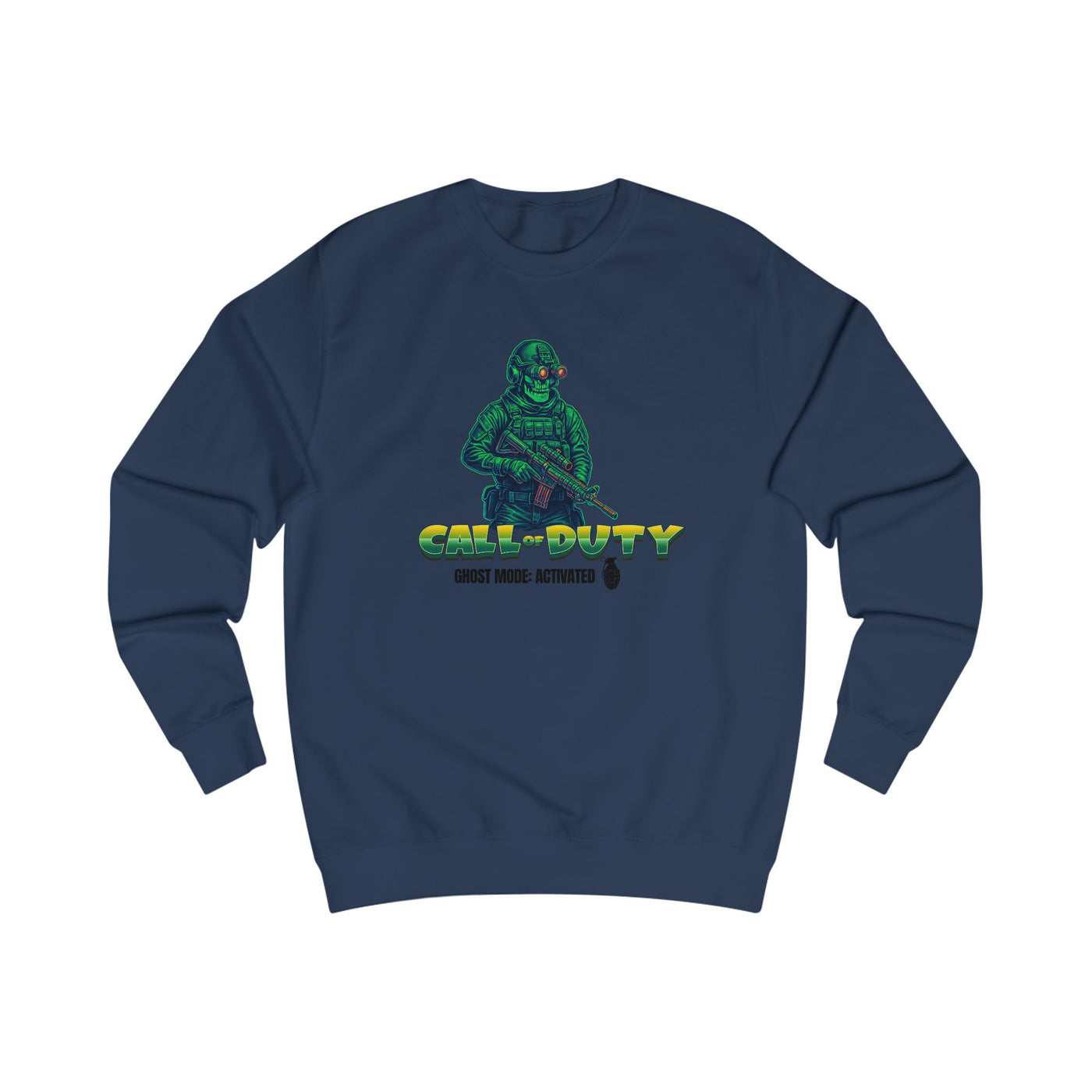 Gaming Inspired Unisex Sweatshirt - 'Call of Duty: Ghost Mode Activated'