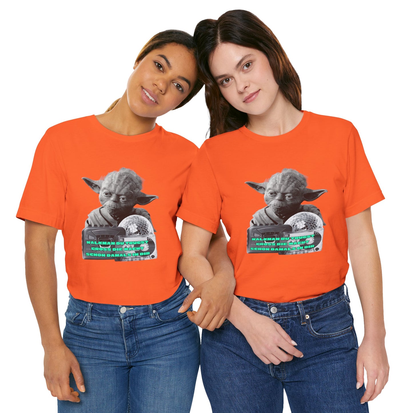 Funny Yoda Quote Unisex Tee - Walkman du kennst - erfahren du bist starwars