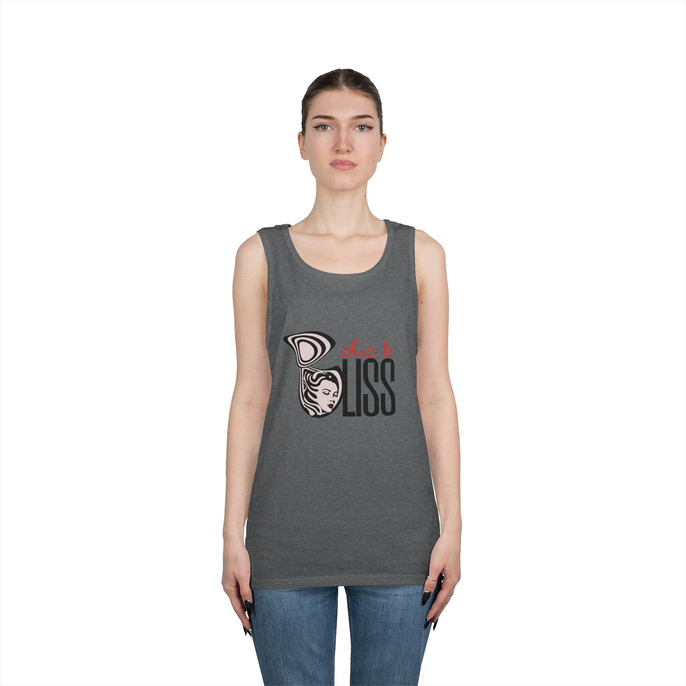 Chic & Not Your Babe Graphic Tank Top