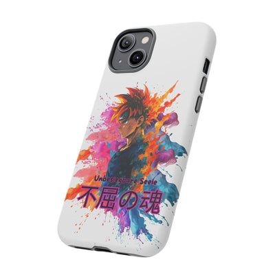 "unbesiegbare Seele" Tough Cases - Colorful Anime Phone Case Handyhülle