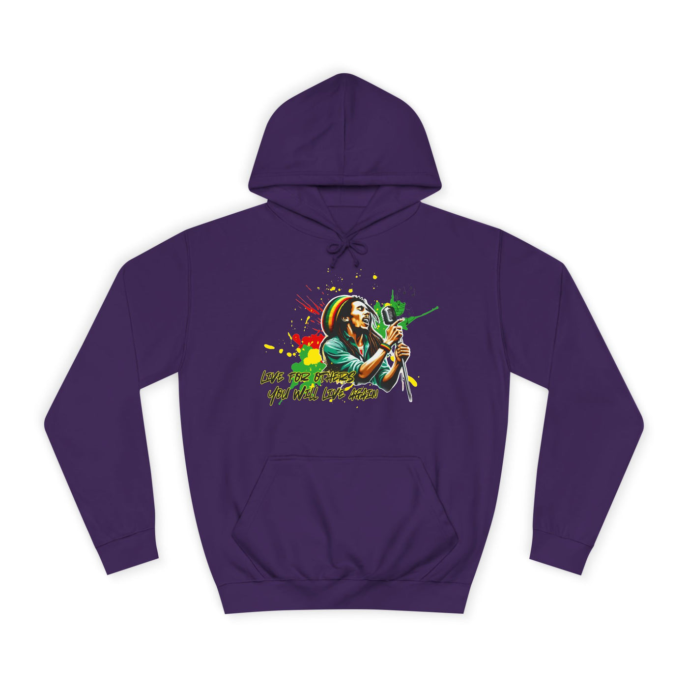 Live for others B  o  b   M a r l e y Hoodie