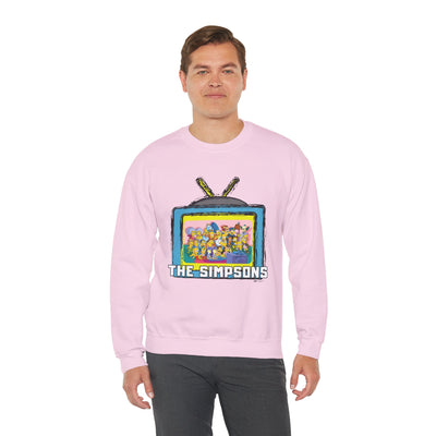 The Simpsons Unisex Heavy Cotton Sweatshirt