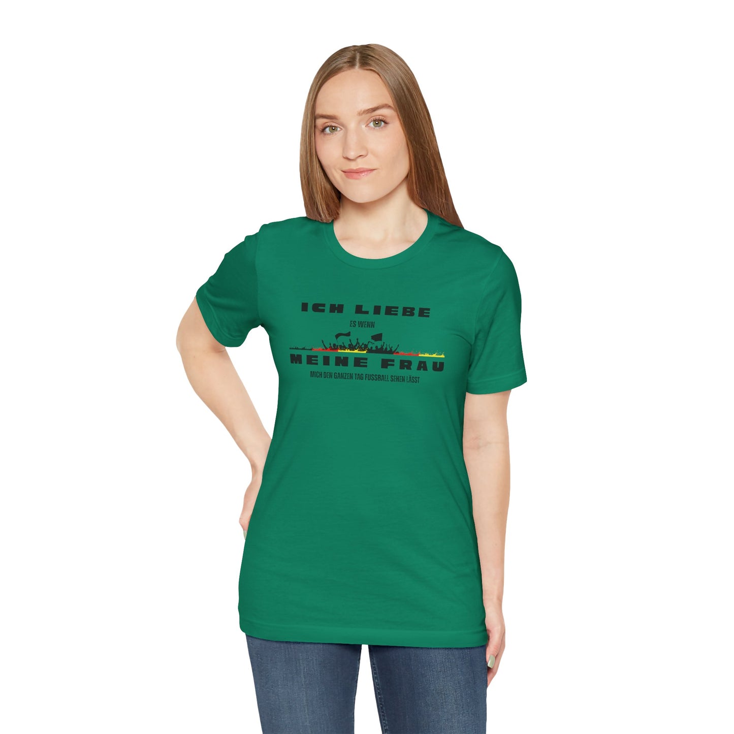 Funny Unisex Jersey Tee - "Ich Liebe Meine Frau" T-Shirt