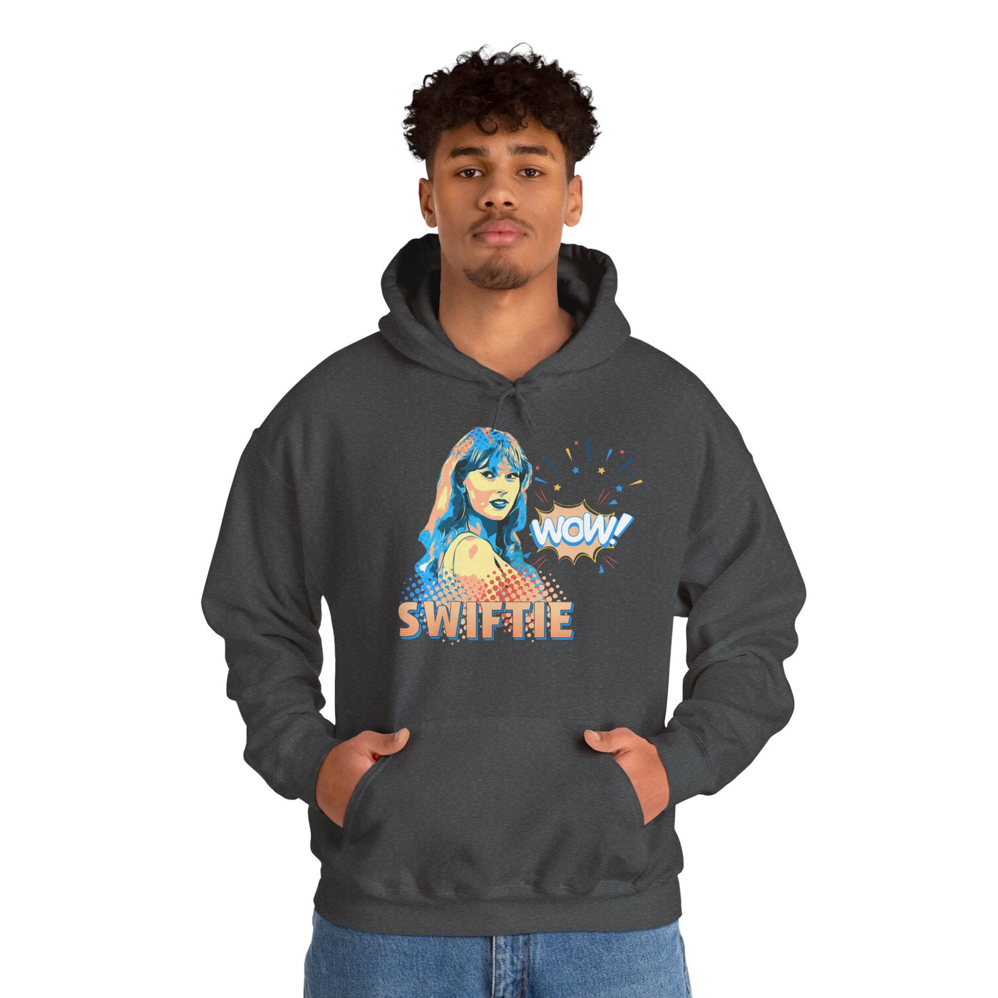 'SWIFTIE WOW' Unisex Heavy Blend™ Hooded Sweatshirt - Perfect Gift for Fans 