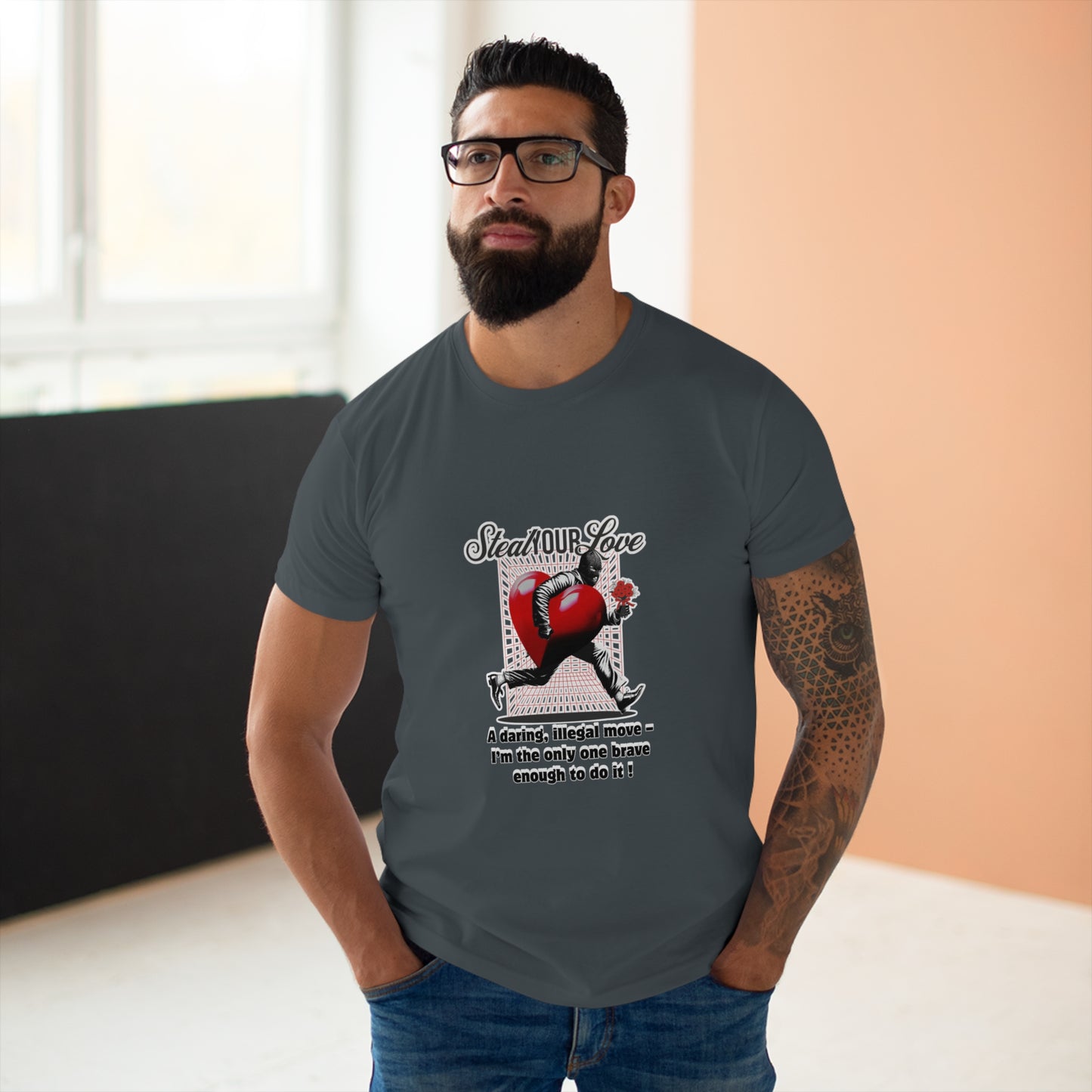 Steal Our Love T-Shirt, Romantic Gift for Him, Funny Relationship Tee, Valentine's Day Surprise, Casual Love Shirt, Unique Couple Merch