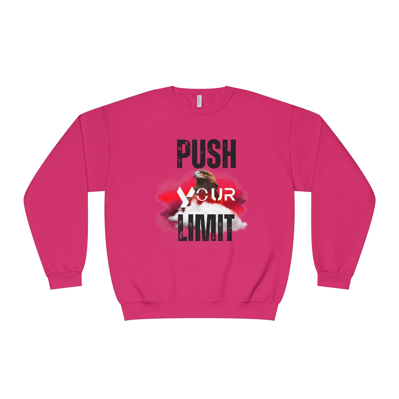 Motivational Crewneck Sweatshirt - "Push Your Limit" 