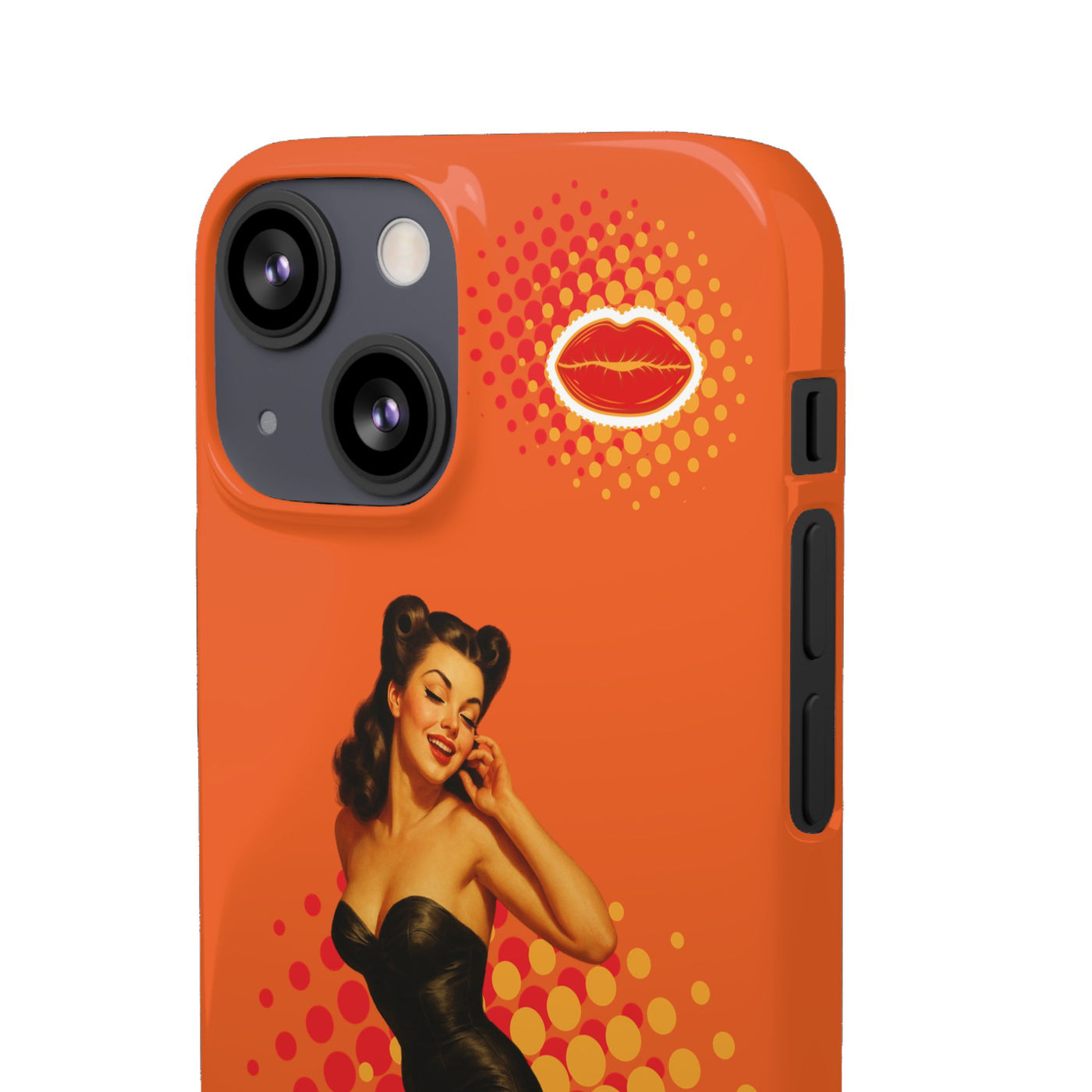 Retro Pin-Up - Handyhülle - Snap Case - Bold 'Wow' Design