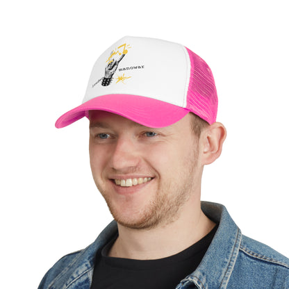 Punk Mesh Cap "louder than manowar"