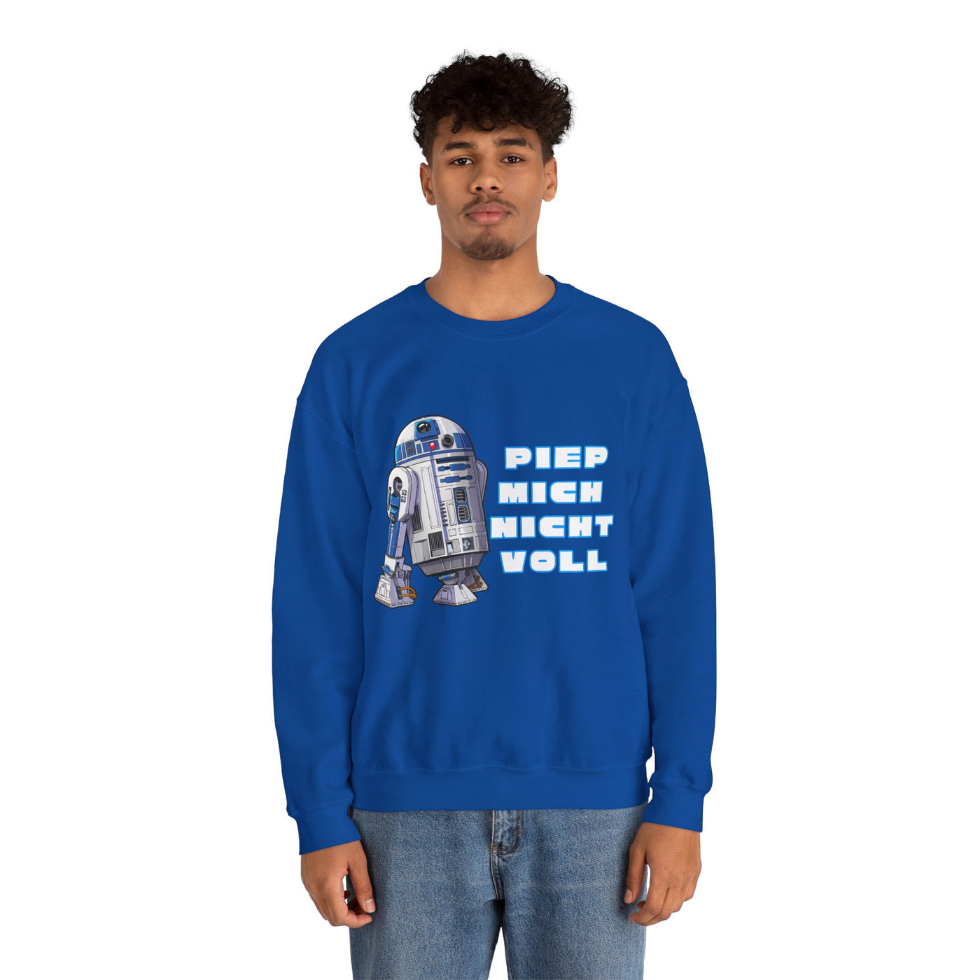 R2-D2 Inspired Unisex Crewneck Sweatshirt - Fun and Cozy