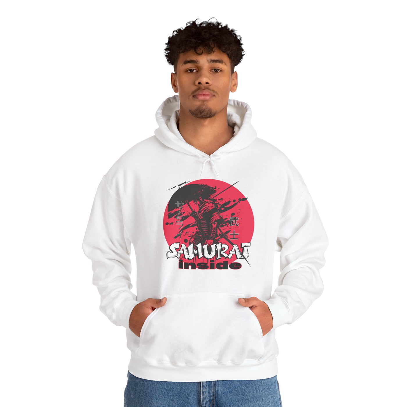 Samurai Inspired Hoodie, Cozy Streetwear,