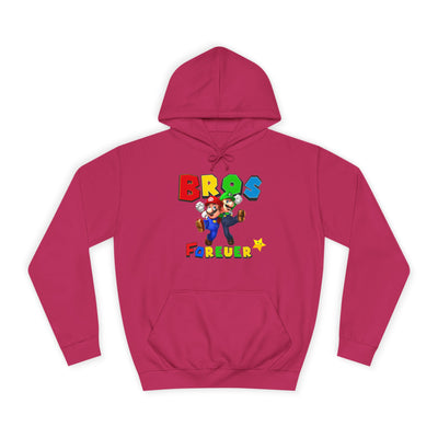 Super Bros College Hoodie, Unisex Gaming Hoodie