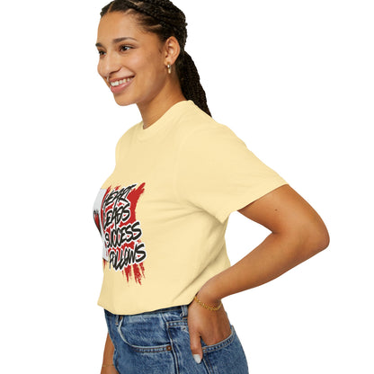 Heart Leads Success Unisex Heavy Cotton Tee | Graphic Tee | Casual Wear | Gift for Gamers | Inspirational Fashion | Streetwear