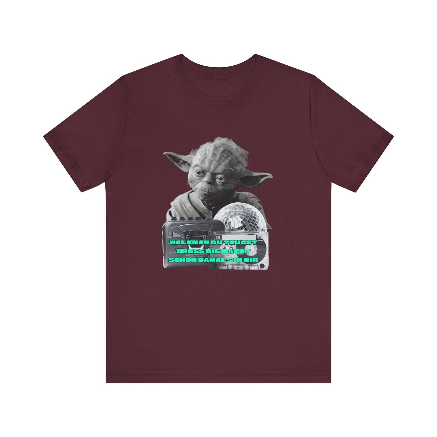 Funny Yoda Quote Unisex Tee - Walkman du kennst - erfahren du bist starwars