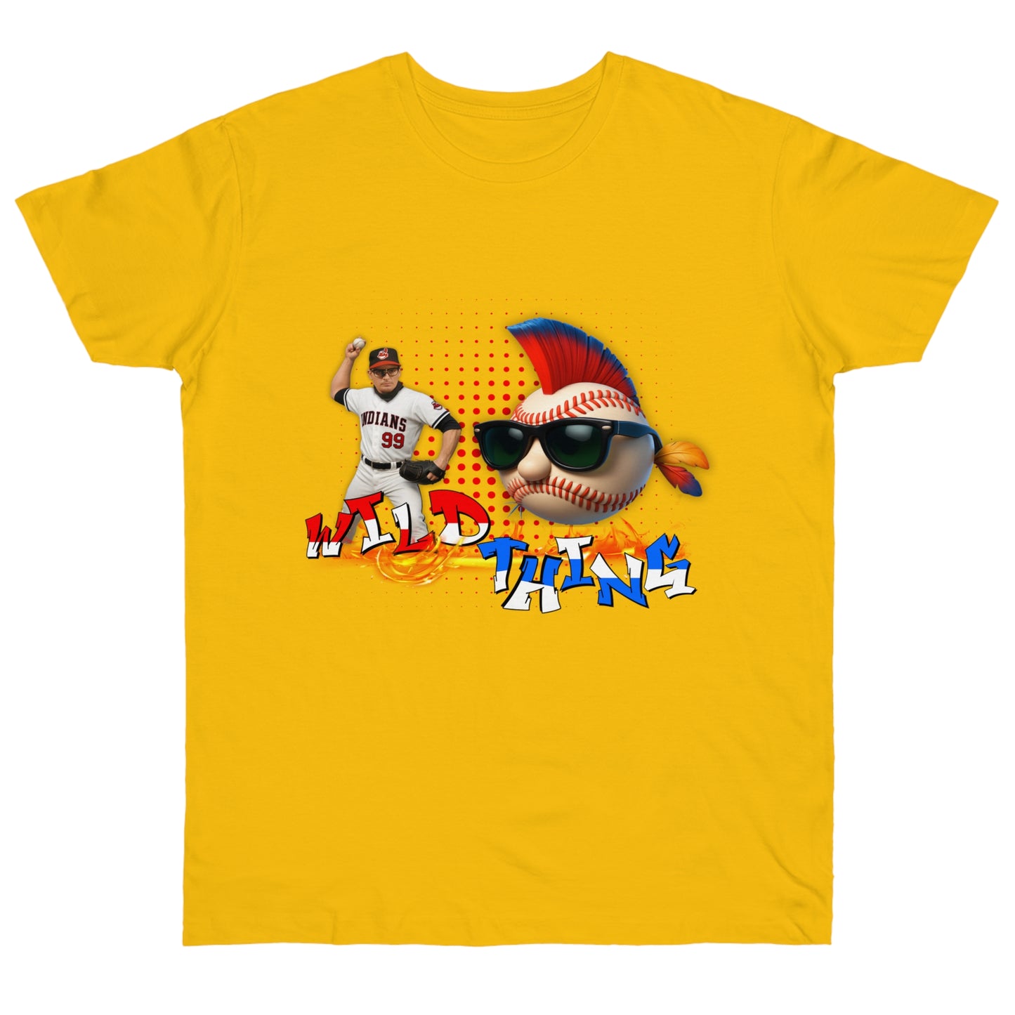 Charlie Sheen Wild Thing  - Baseball Fan T-Shirt