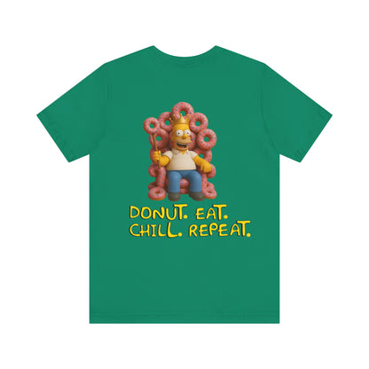 The Simpsons Donut Lover Tee - Funny Graphic T-Shirt -unisex