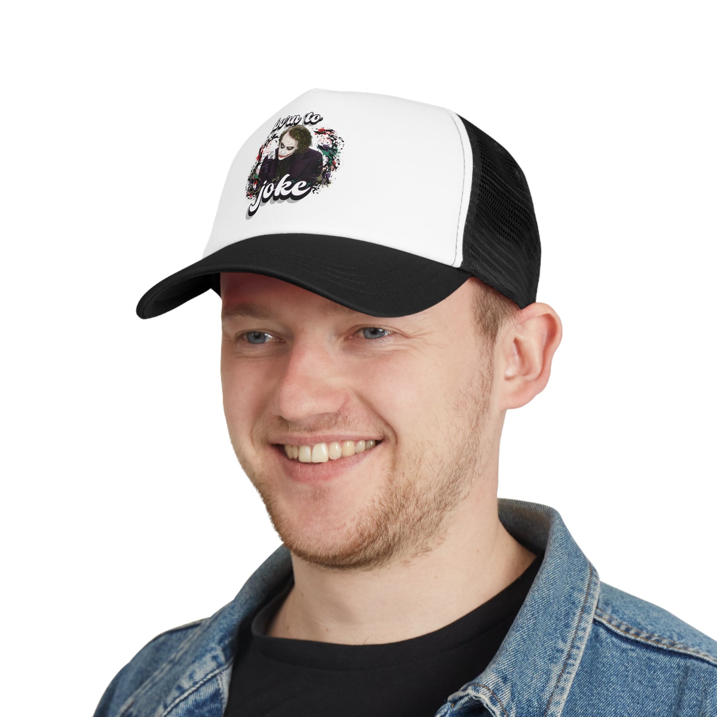 Joker Mesh Cap, Graphic Trucker Hat