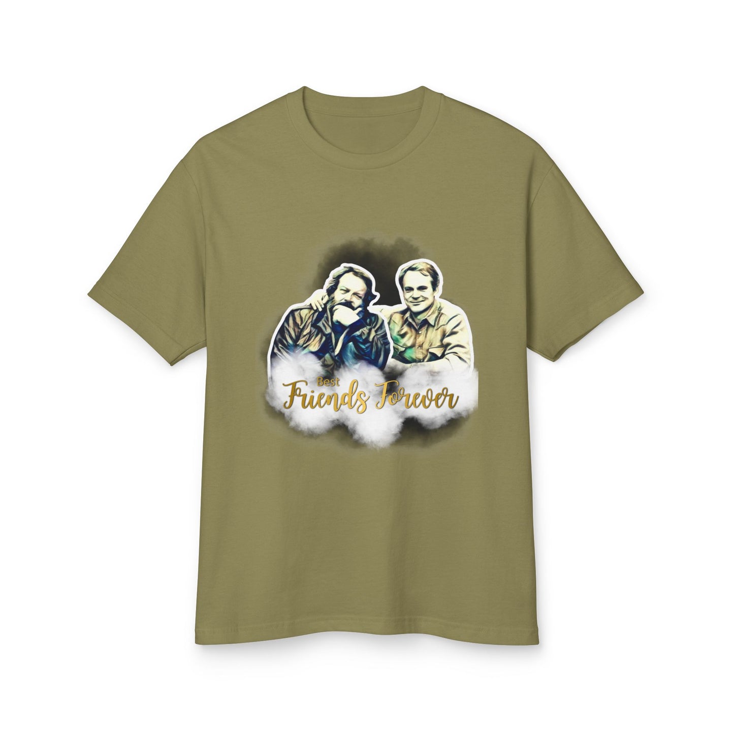 Friends Forever Bud Spencer Terence Hill Graphic Tee - Unisex Heavyweight Cotton T-Shirt