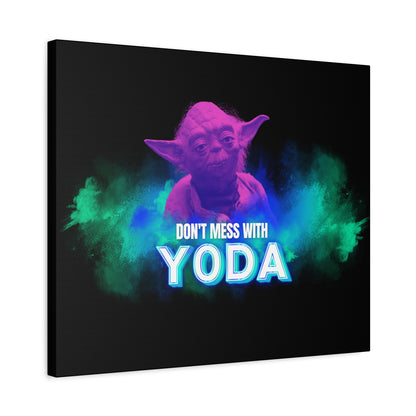 Inspirational Yoda Canvas Art - Modern Wall Decor for Star Wars Fans 
