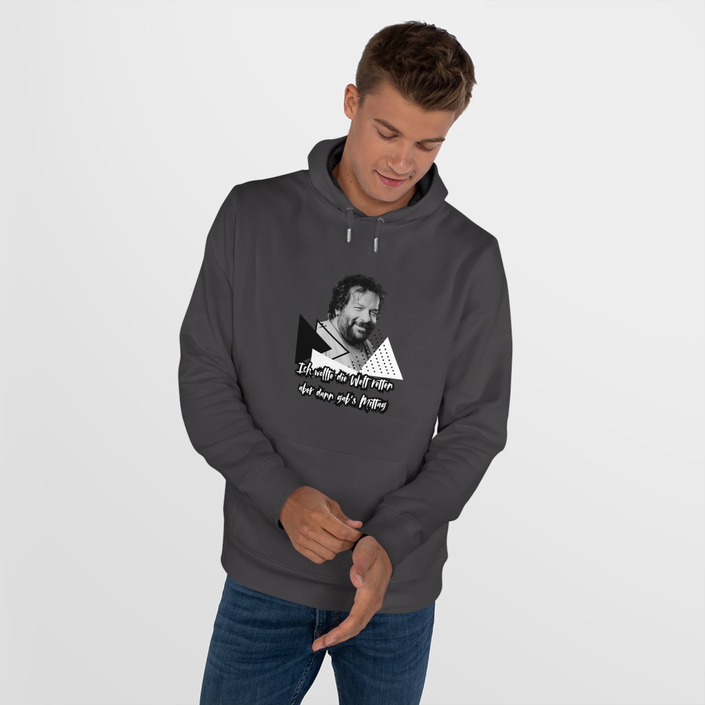 Hoodie Bud Spencer - I wanted to save the world and then...