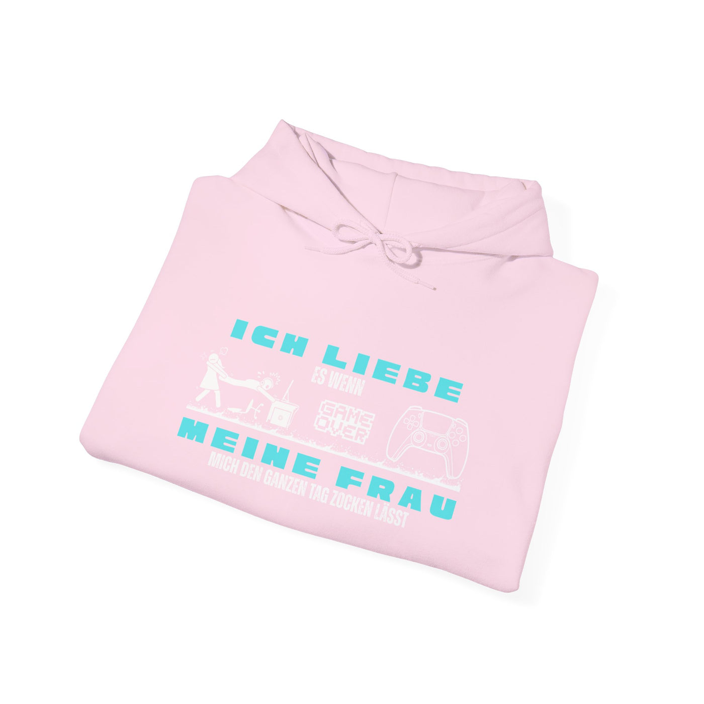 Gaming Love Unisex Hooded Sweatshirt - "Ich Liebe Es Wenn Meine Frau"