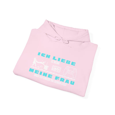 Gaming Love Unisex Hooded Sweatshirt - "Ich Liebe Es Wenn Meine Frau"