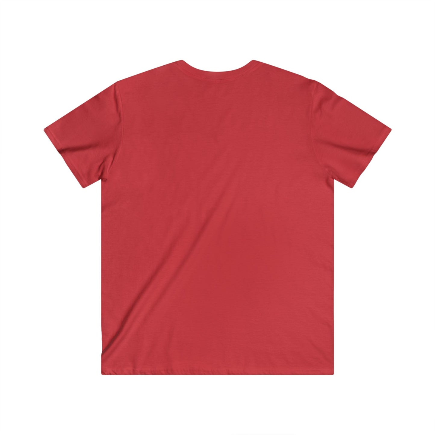 Men's Motivational Fitted V-Neck Tee - "Mach Laut Was Dich Leise Stark Macht"