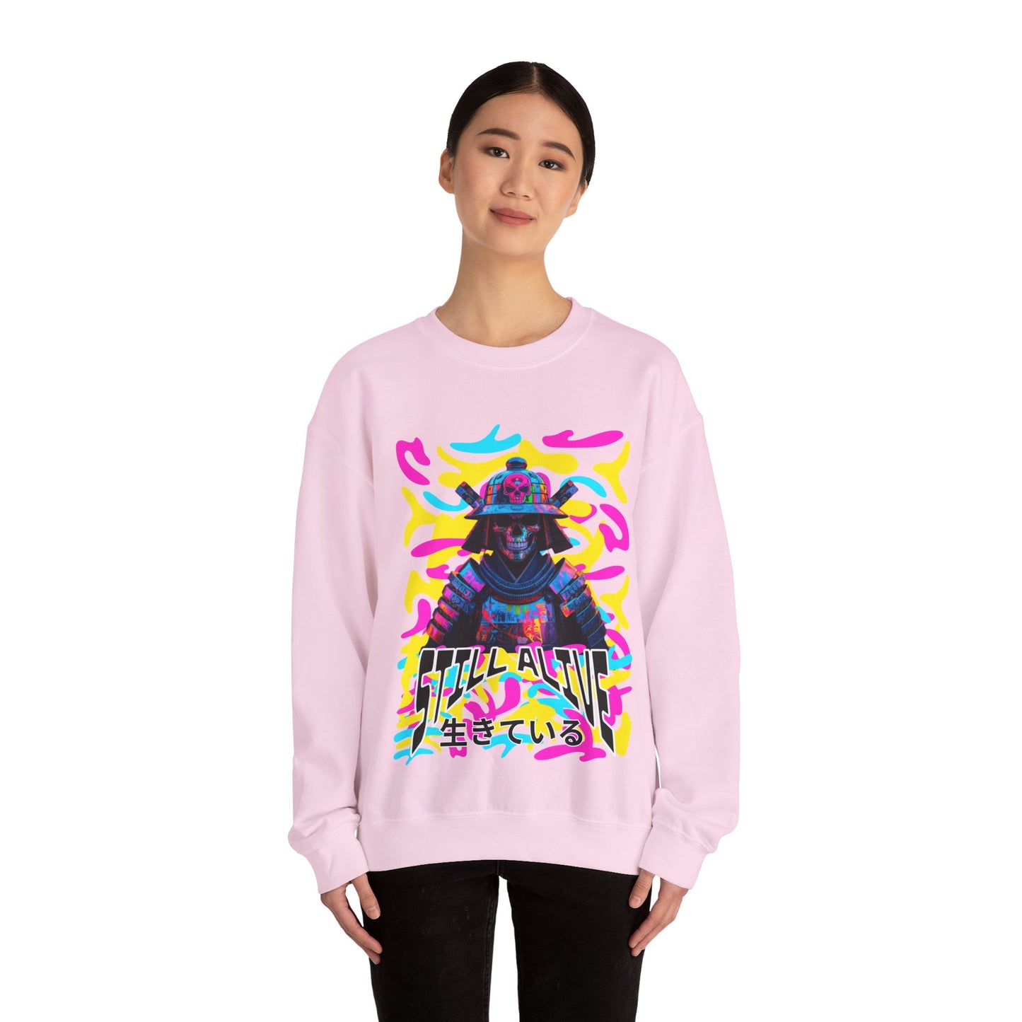Samurai Still alive Sweatshirt - mit Japanischer Schrift
